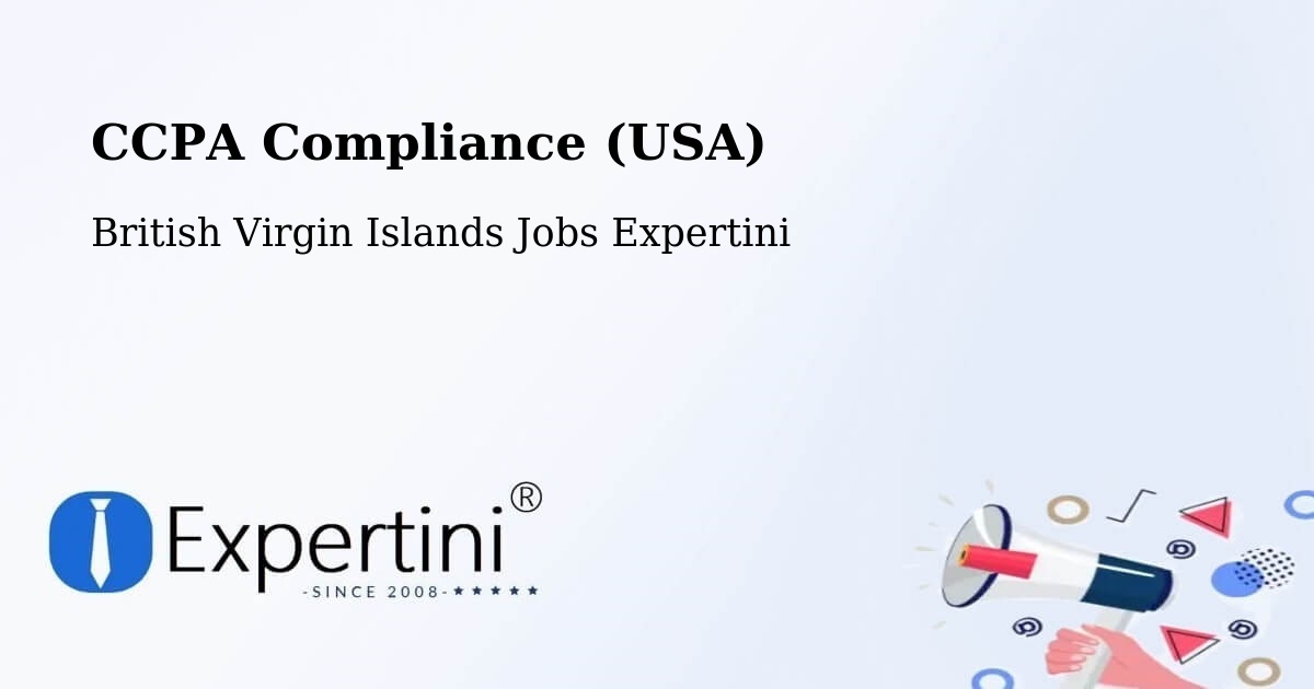 CCPA Privacy Rights & Compliance Notice – British Virgin Islands - British Virgin Islands Jobs Expertini