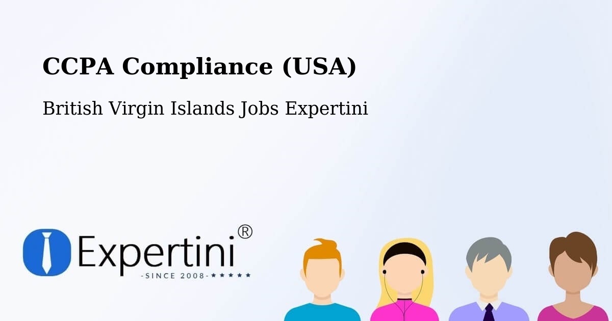 CCPA Compliance (USA) - British Virgin Islands Jobs Expertini